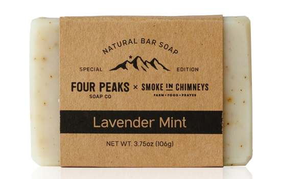 Lavender Mint Bar Soap - Smoke in Chimneys Collaboration