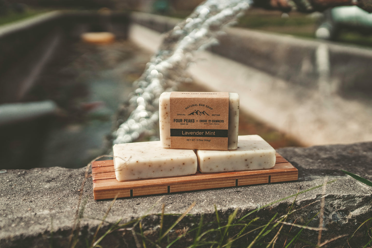 Lavender Mint Bar Soap - Smoke in Chimneys Collaboration